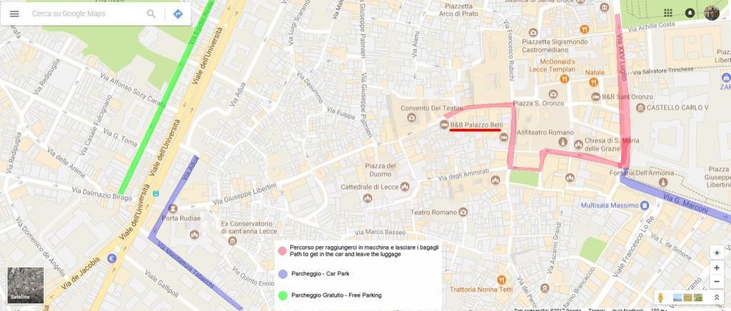 Palazzo Belli B&B 레체 외부 사진